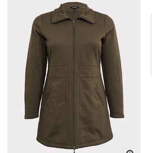 NWT Torrid Olive Jacket